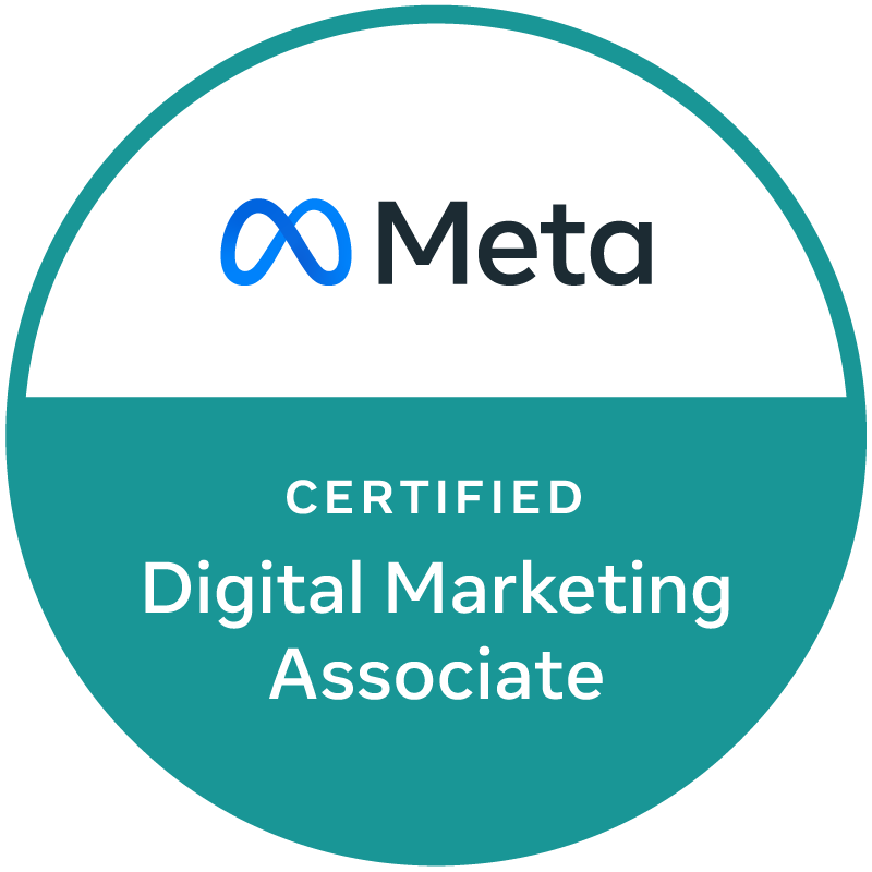 Meta Digital Marketing Associate certification badge