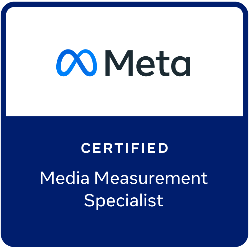 Meta Media Measurement Specialist certification badge